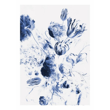 Papel de parede WP-208 Wall Mural Royal Blue Flowers 2 - KEK AMSTERDAM