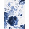 Papier peint WP-207 Wall Mural Royal Blue Flowers 1 - KEK AMSTERDAM