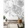 Tapete WP-330 Wall Mural Engraved Flowers - KEK AMSTERDAM