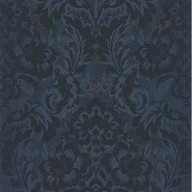 Papel de parede Demeure Bleu Encre 86066474 - Casadeco