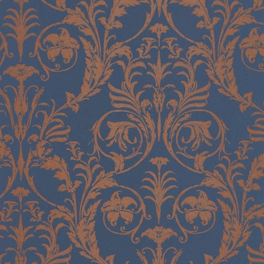 Tapete Trianon Cuivre-Bleu 86026564 - Casadeco