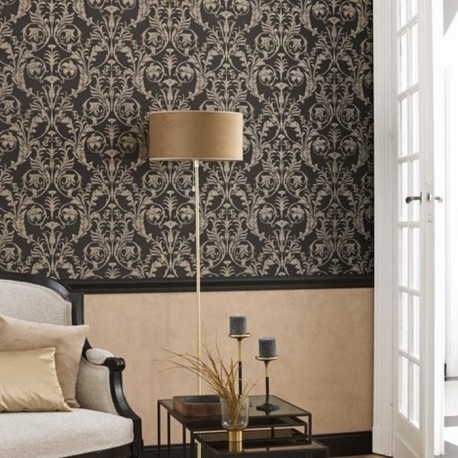 Tapete Trianon Cuivre-Bleu 86026564 - Casadeco