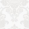 Papel de parede Trio Ornement Blanc Irise 68070045 - Casadeco