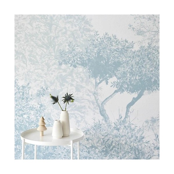 Wallpaper Classic Hua Trees Mural Wallpaper Blue - SIAN ZENG