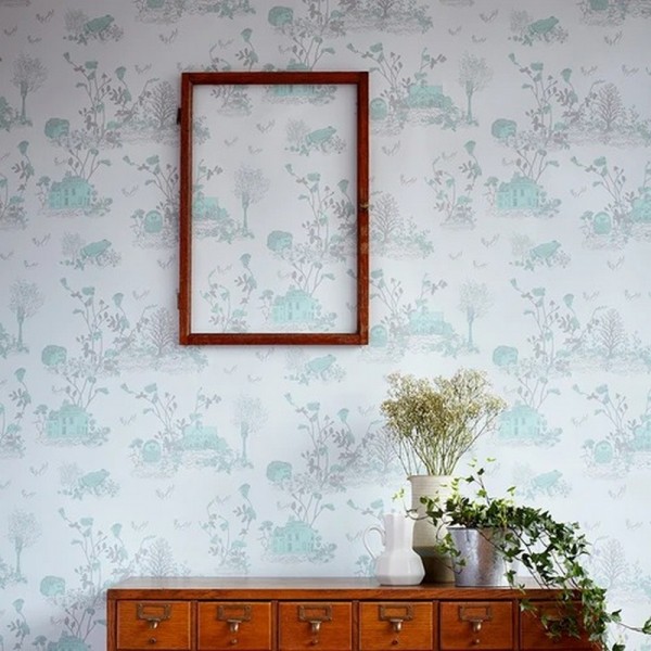 Wallpaper Classic Woodlands Blue - SIAN ZENG