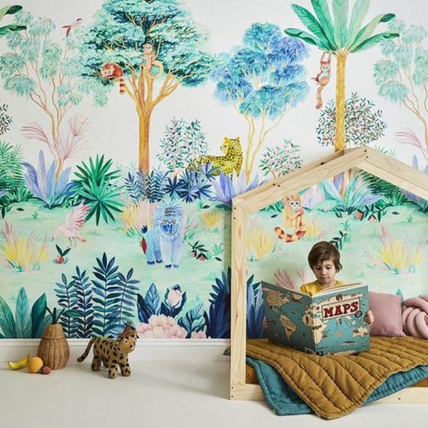 Wallpaper Jungle Colour - SIAN ZENG