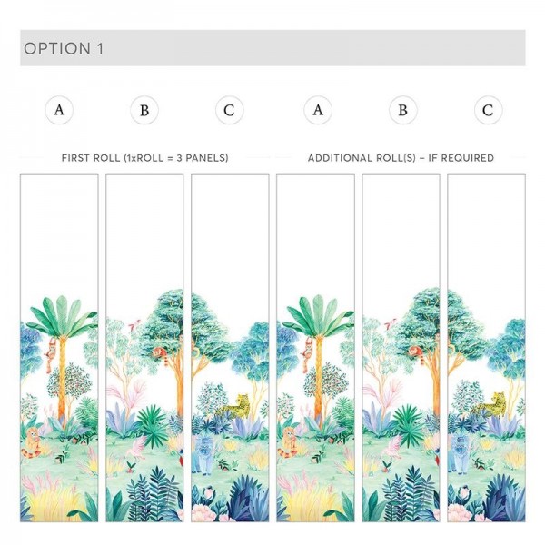 Wallpaper Jungle Colour - SIAN ZENG
