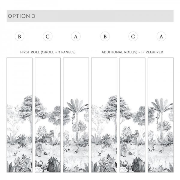 Wallpaper Jungle Grey - SIAN ZENG