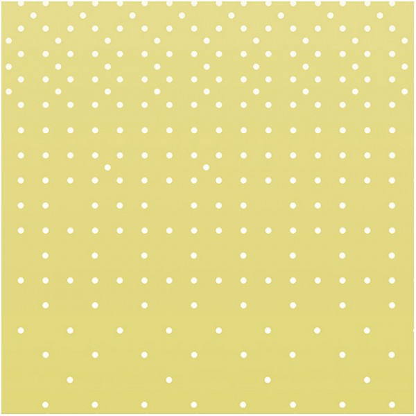 Papier peint POLKA-YELLOW DOM6-3 - LES DOMINOTIERS