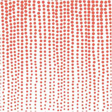 Papier peint RAIN-DROPS-CORAL DOM7-1 - LES DOMINOTIERS