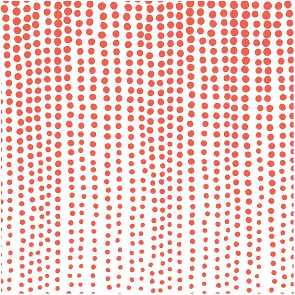 Papier peint RAIN-DROPS-CORAL DOM7-1 - LES DOMINOTIERS