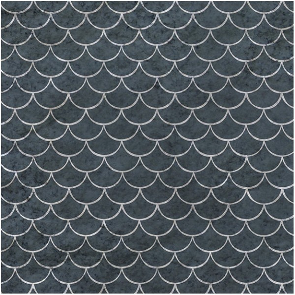 Carta da Parati FISH-SCALES DOM8-4 - LES DOMINOTIERS