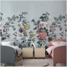 Papier peint HOLLY-HOCK DOM155 - LES DOMINOTIERS