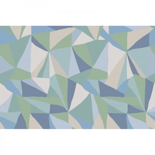 Papel de parede R16682 Retro Geometry, Ice - REBEL WALLS Papel de parede R16682 Retro Geometry, Ice - REBEL WALLS
