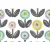 Papier peint R16712 Flower Parade, Licorice - REBEL WALLS