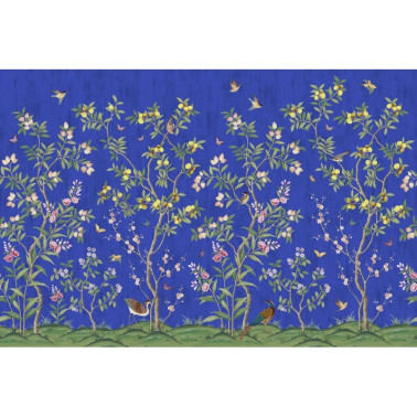 Papel de parede R16747 Chinoiserie Chic, Cobalt - REBEL WALLS