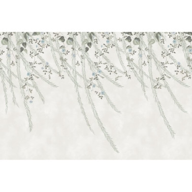 Papel de parede R16781 Lush Foliage, Sage Tint - REBEL WALLS