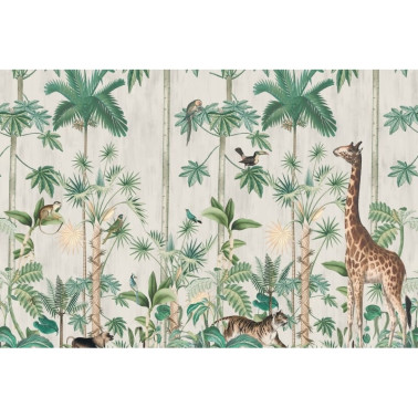 Papel de parede R16791 Giraffe's Stroll - REBEL WALLS