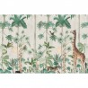 Papier peint R16791 Giraffe's Stroll - REBEL WALLS