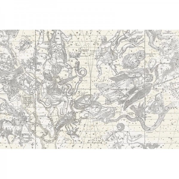 Papel de parede R16922 Star Map, White - REBEL WALLS Papel de parede R16922 Star Map, White - REBEL WALLS