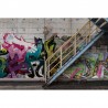 Papel Pintado R16961 Stairway Graffiti - REBEL WALLS
