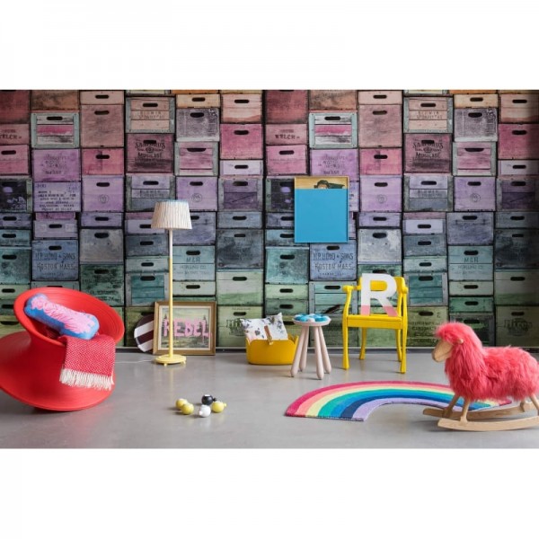 Papier peint R13441 Color Boxes - REBEL WALLS
