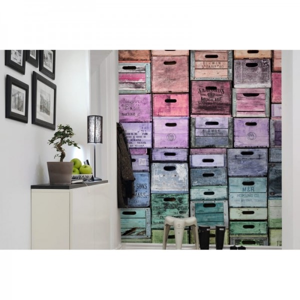 Papier peint R13441 Color Boxes - REBEL WALLS