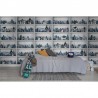 Papier peint R14183 Cabinet of Curios, Sapphire - REBEL WALLS