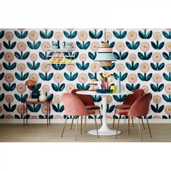 Papel de parede R16711 Desfile de flores - REBEL WALLS