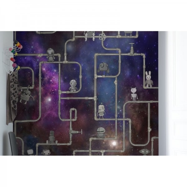 Papel Pintado R16902 We are Robots, Stardust - REBEL WALLS