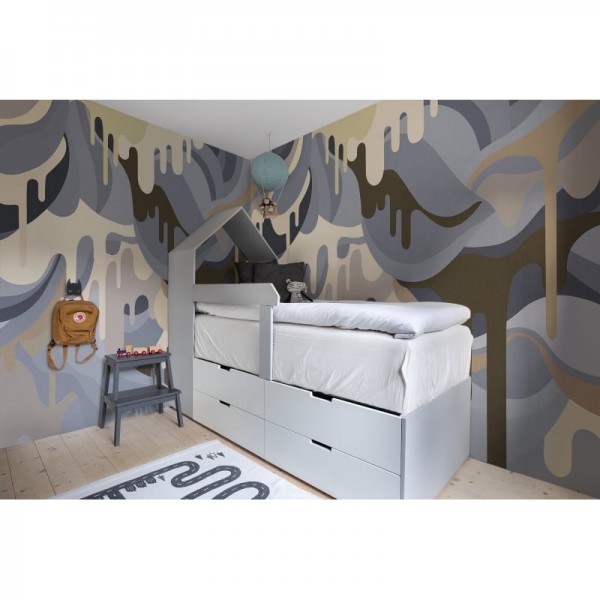 Papel de parede R16942 Dripping Rainbow, Beach - REBEL WALLS