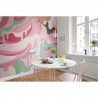 Papel Pintado R16943 Dripping Rainbow, Marshmallow - REBEL WALLS