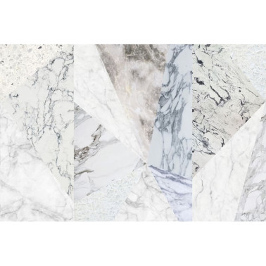 Papier peint R13426 Big Diamond, Marble - REBEL WALLS