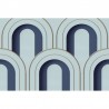 Wallpaper R16102 Arch Deco, Blue - REBEL WALLS
