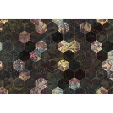 Papier peint R16241 Vinum Hexagon - REBEL WALLS