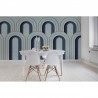 Wallpaper R16102 Arch Deco, Blue - REBEL WALLS