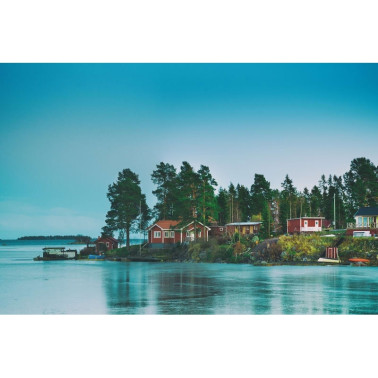 Papel de parede R16331 Cottage Island - REBEL WALLS