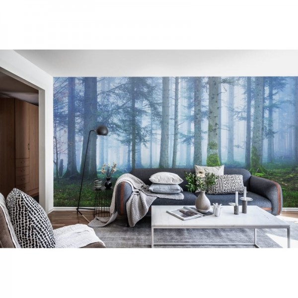 Tapete R16661 Blue Forest - REBEL WALLS