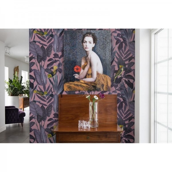 Papier peint R15732 YELLOW BIRD, DUSK - REBEL WALLS