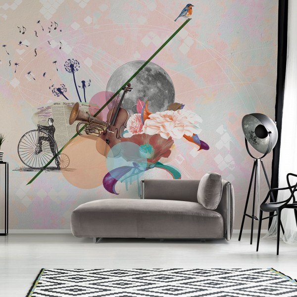 Papier peint JAZZ INKIMBL1802 - INKIOSTRO BIANCO