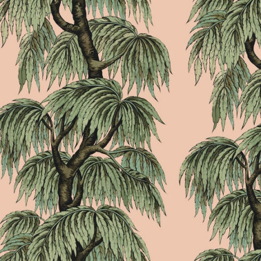 Papier peint BABYLON BLUSH WILLOW - HOUSE OF HACKNEY