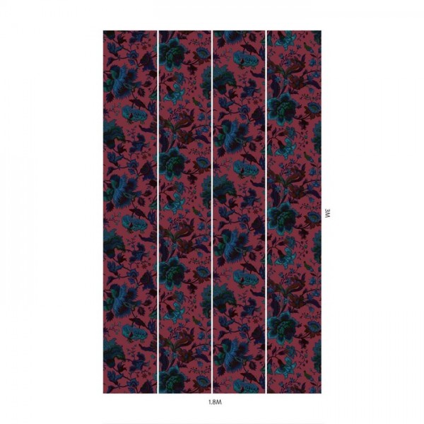 Carta da Parati MAJORELLE VIOLA PINK - HOUSE OF HACKNEY