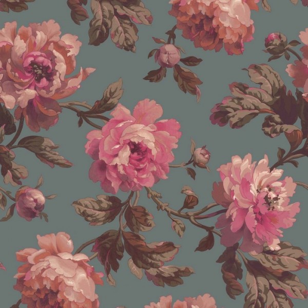Papel de parede PEONEDEN CHINOIS GREEN - HOUSE OF HACKNEY Papel de parede PEONEDEN CHINOIS GREEN - HOUSE OF HACKNEY