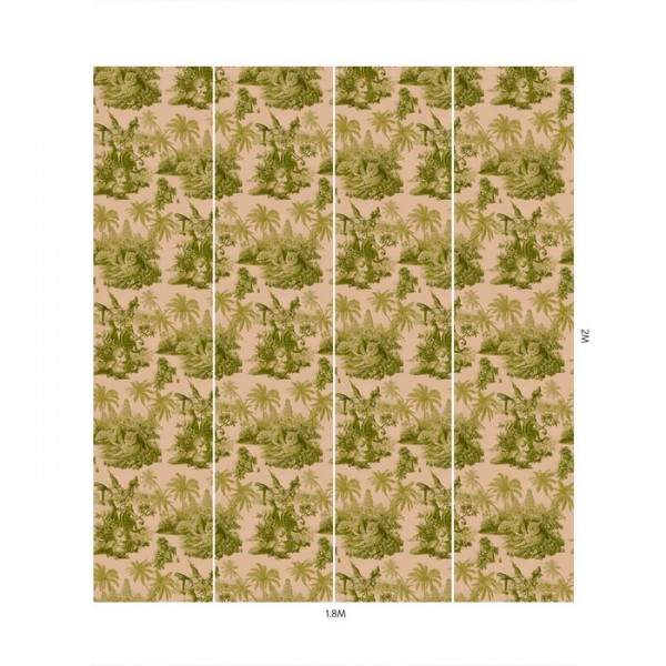 Carta da Parati SUMATRA BLUSH PEAR GREEN - HOUSE OF HACKNEY