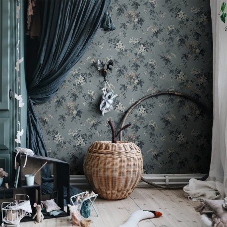 Tapete MURAL 651-26 Sandra Misty Blue - SANDBERG