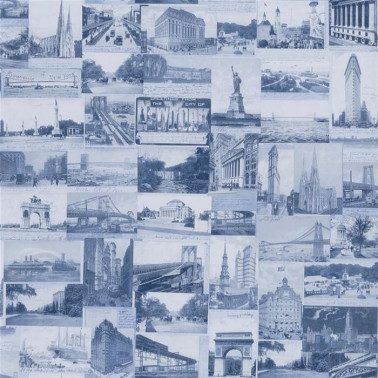 New York Postcard Indigo PRL5000-06