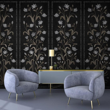 Daffodil Black Mural 9200043