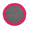 Alfombra bolas de fieltro Mix Pink H0195