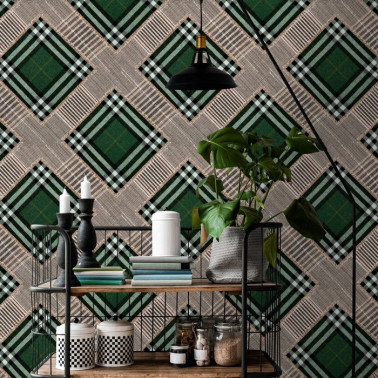Checkered Patchwork British...