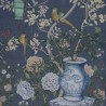 Temple Newsam Standard on Dark Blue India tea paper